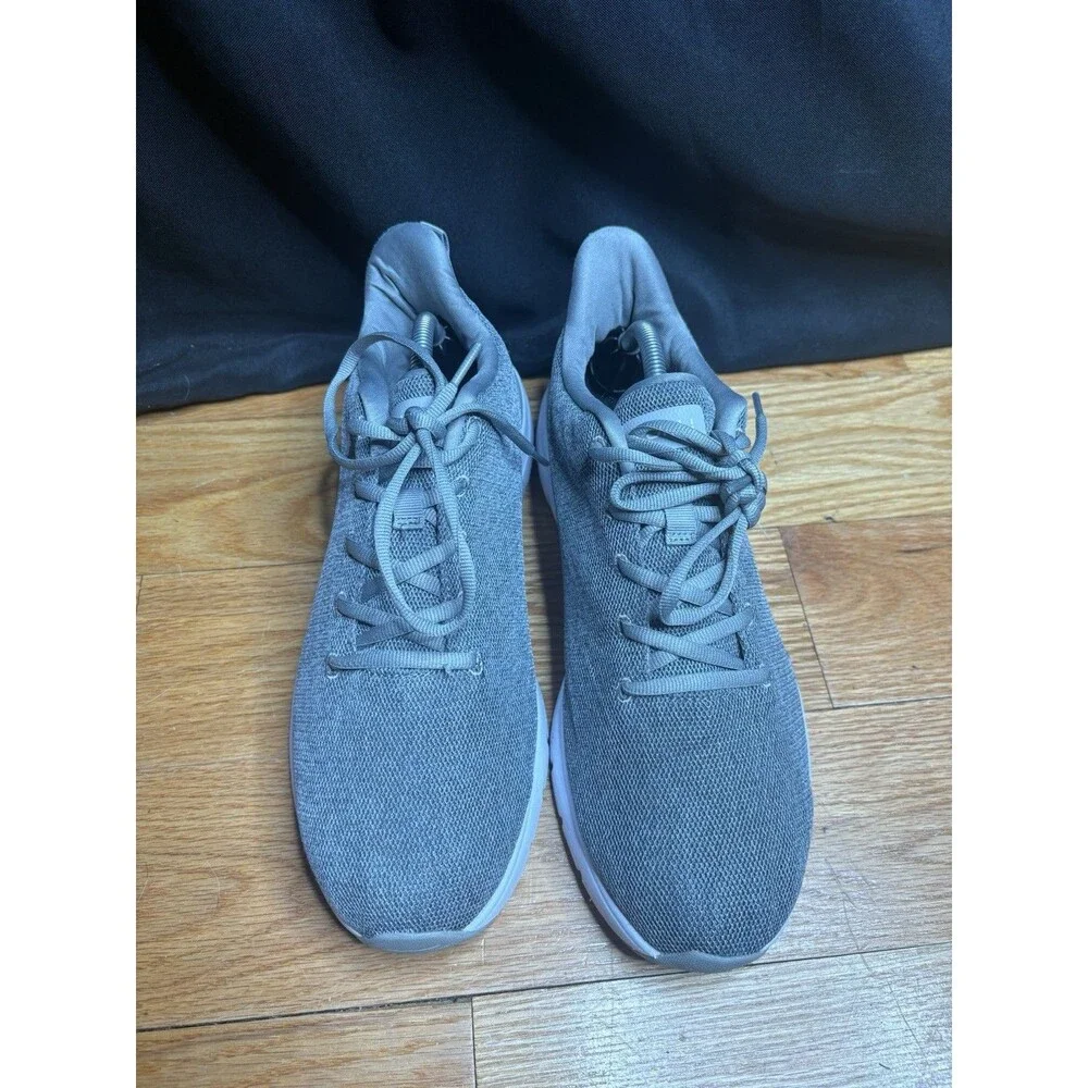 Kuru Flex Via Mens Size 10.5 Gray White Athletic Running Walking Shoes Sneakers